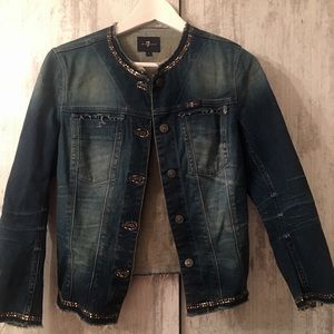 7 For All Mankind Denim Jean Jacket